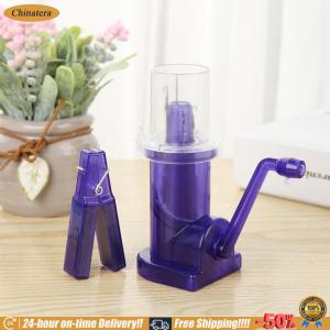 [Chinatera Brand Store]Simple and Efficient Hand-Operated Knitting Machine for Home DIY Projects in Stylish Black Finish
