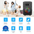 K-Song KTV Wireless Speaker ZQS1430 & 1431 / USB Rechargeable Bluetooth Speaker with LED Light , FM Radio , USB , MIC , AUX. 