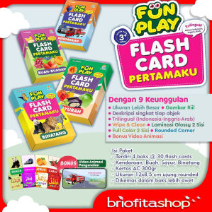 Mainan Edukasi Fun Play Flash Cards Pertamaku Ziyad