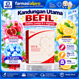 BElixz BEFIL L-Arginine CoQ10 Heart Wellness Circulation Support Antioxidant Watsons Health Supplement Halal Malaysia Daily Vitality Nutrition Energy