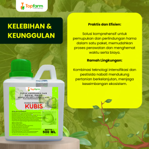 Pupuk Pestisida Topfarm / Pupuk Daun Kubis Kol / Pupuk Pembesar Kubis Kol / Pupuk Booster Kubis/ Obat Hama Kubis Kol/ Obat Ulat Tanaman Kubis Kol / Obat Kubis Paling Ampuh / Obat Hama Kaper Kubis