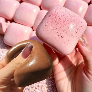 DUY26 Slow Rising Bread Squishy Toy Hand Relax Simulated Fidget Bread Soft Cute Mini Toast Sensory Toys Kids Adult