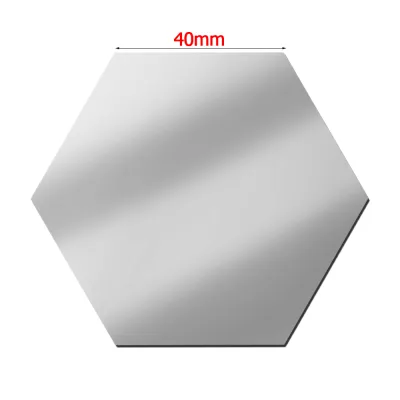 🔥wholesale🔥 48Pcs Modern Hexagon Mirrors Soft Self-adhesive Acrylic Mirror Wall Stickers for Living Room Home Decoration