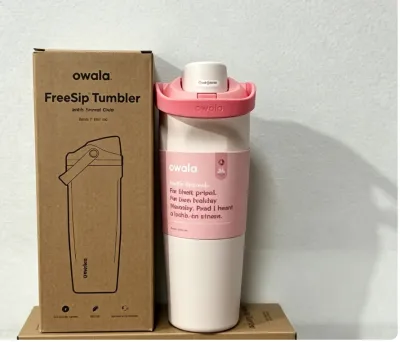 Owala FreeSip Sway Stainless Steel Water Bottle with Straw BPA-Free Sports 32oz 40oz Owala Water Bottle