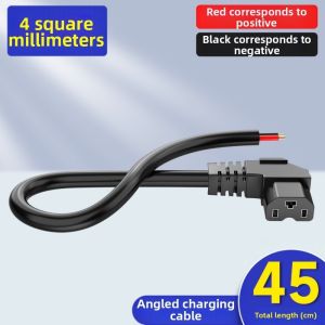 ANANAA 20/45/65cm Electric Vehicle Charging Socket Black 36V Male Female Plug Power Connector Cable High Quality Battery Charging Adapter Socket for Electric Vehicle