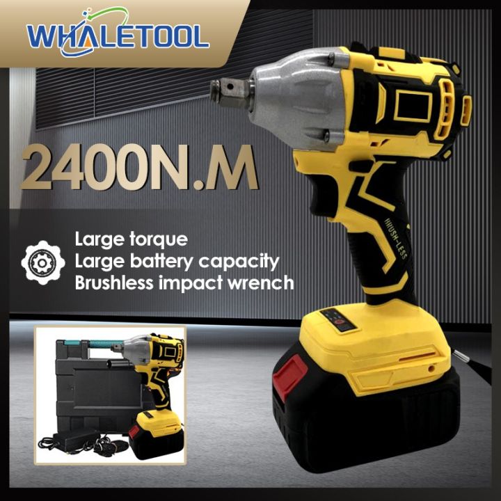 2400N.M 1/2 Brushless Cordless Electric Impact Wrench 1/2 Inch