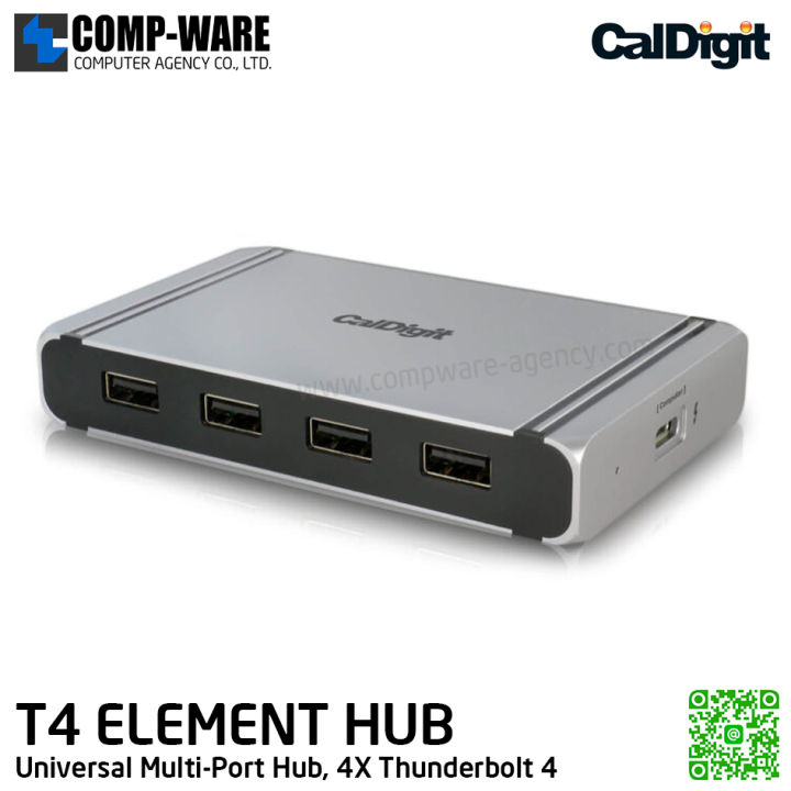 その他 CalDigit Thunderbolt 4 Element Hub TBT4 Hub USB Caldigit Thunderbolt 4 Element Hub 4xTB + 4xUSB