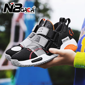 NBGAGA High Quality Childrens Basketball Shoes Outdoor Jogging Sneakers for Boy Fashion classic breathable Comfortable Kids casual shoes