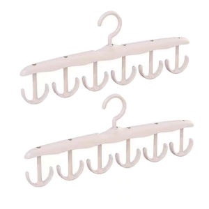 Rotating sling hook multifunctional storage rack Tie underwear storage twelve hook clothes hanger Hook clothes hanger