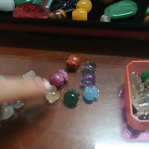 Túi tiền đá thạch anh thiên nhiên kích hoạt may mắn tài lộc