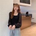 AJWShop [ZY XAC] Blouse Wanita Kekinian Korean Style Rajut Lengan Panjang Import Premium | Atasan Blouse Rajut Wanita Korea Import | Blouse Atasan Rajut Wanita Lengan Panjang Import Premium Rajut | Baju Rajut Lengan Panjang Korean Style | Atasan Wanita. 