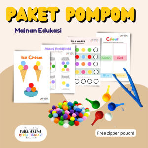 PAKET MAIN POMPOM (Montessori Play Kit)