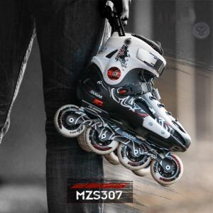 [Free Shipping + One Year Warranty + COD] Big Three Wheel Inline Skating Skates 125mm (Black and White) Roller Skate Roller Skates Others Roller Skate Roller Blades 3 Wheels Roller Skates 4 Wheels Roller Skates