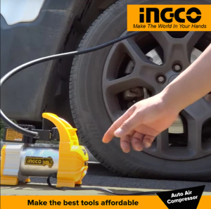Ingco 140Psi Auto Air Compressor Tire Inflator AAC1408 IPT