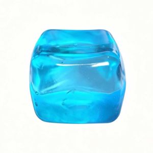 TEWUB Soft Texture Ice Cube Squishy Toy Solid Color Transparent Ice Cube Squeeze Toy Funny Slow Rebound Ice Cube Fidget Toy Kids Play