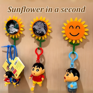 Simple Self-Adhesive Traceless Punch-Free Retractable Sunflower Hook Sunflower Self Adhesive Hook Powerful Traceless Hook