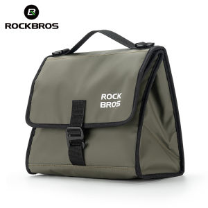 ROCKBROS Folding Bicycle Front Bag 4-7L Capacity  Foldable Brompton Bike Pannier Lightweight Insulated Meal Kit Shoulder Bag