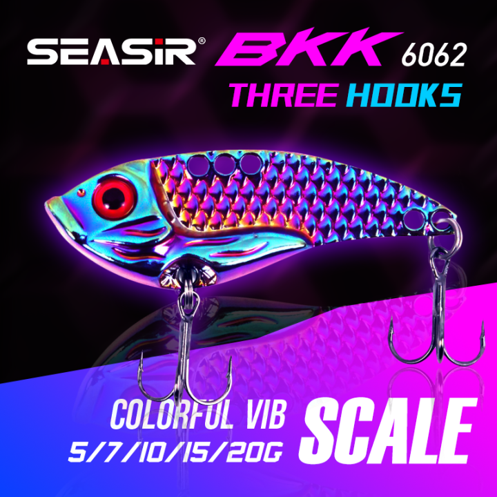 SeaSir Magic Dragon colorful 3D eyes VIB lures BKK hook long throw