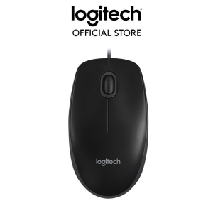 Chuột có dây Logitech B100 - Dây dài 1m8 thiết kế ôm tay thuận cả 2 tay