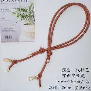 🇲🇾8mm Leather Handle Strap Adjustable 80~140cm Bag Strap Sling Bag Accessories Tali Beg Wanita