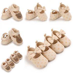 Christening Baby Girl Shoes Soft Sole Walking Shoes Cute Bow-knot Toddler Princess Shoes