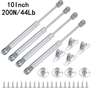2/4Pcs 60-200N Cabinet Door Gas Spring Hinges Kitchen Cupboard Hydraulic Hinge Strut Lid Support Box Furniture Hardware