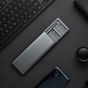 Precision Screwdriver Kit 24 Magnetic Bits Aluminum Alloy DIY Dismountable Screw Driver Set Mini Tool Case For Smart Home PC Phone Repair