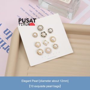 10 PCS Bros Jilbab Bros Pin Wanita Model Invisible Tanpa Kancing Dapat Dilepas Untuk Pakaian | PUSAT TIMUR