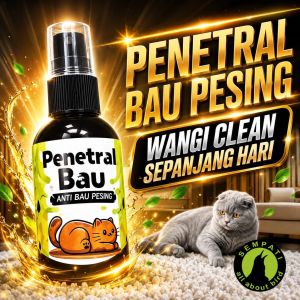 SEMPATI Penghilang Bau Pesing Pup Poop Pipis Kucing Penetral Bau Kandang Kucing Anjing Kelinci Pet Odor Remover Pewangi Pasir Gumpal Kucing Pet Disenfektan Anti Bakteri