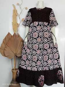 COD | DRESS SOGAN DRESS HAMIL DASTER WANITA TERBARU 2024 KEKINIAN BUSUI BUMIL RAYON PREMIUM ADEM CAP PEKALONGAN | DASTER FARHAN