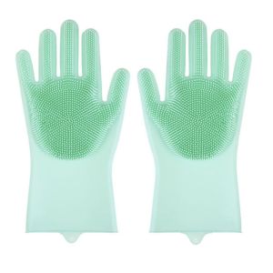 Pet Bathing Glove Dog Cat Massaging Brush Pet Grooming Cleaning Gloves Dishwashing Cleaning Gloves Dogs and Cats Pet Supplies
