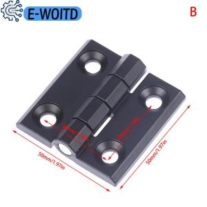 E-WOITD 4040 5050 6060 Zinc Alloy Square Folding Hinge Surface Mounted Hinge Distribution Cabinet Industrial Power Cabinet Hinge