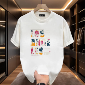 LC.TRADING เสื้อยืดคอลเลคชั่นฤดูร้อนใหม่  พิมพ์ลายใหม่ยอดฮิต คอกลมแขนสั้น มี5 สีให้ได้เลือกใส่ สินค้าพร้อมส่ง B0004