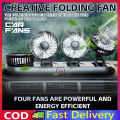 Mate 24v 12V Automotive fan Car Fan 360° Adjustable 3 Head Air Fan Auto Air Cooling triple Head Usb or Lighter Interface Fans Parking number Quiet 3 head fan Air Conditioning Double Booster Cooler 360° Desktop USB Mini Fan. 