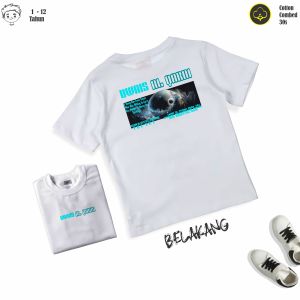 Kaos Anak Laki Laki Usia 1 -12 Tahun Tema Sahabat Nabi Uwais Gambar Depan Belakang
