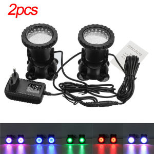 AC12V IP68 Underwater LED Pool Light with Remote Fountain Pond Landscape Lamp 36 beads