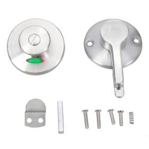 Wear Resistant Toilet Door Latches with Privacy Indicator Modern Designs Door Lock for Shower Cubicles & Bathrooms