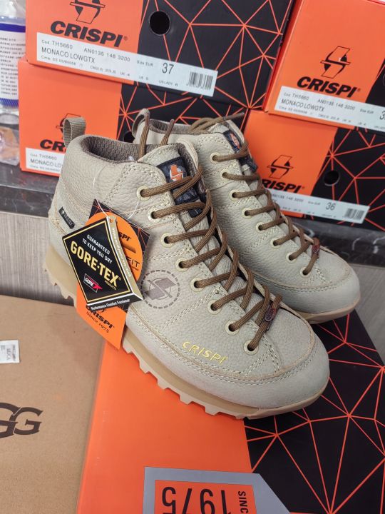 【CRISPI Monaco GTX登山鞋】头层牛皮鞋面 GORE-TEX防水 Vibram防滑大底 零磨合设计 穿着舒适 抓地力强 适合户外 ...