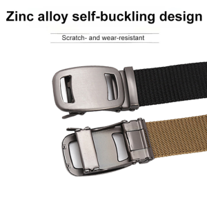 Mens Tactical Belt Canvas Military Belt Nylon Trouser Belt Iron Buckle Belt GUGETI Pilot Belt Outdoor Work Belt Adjustable Waist Belt Strong Durable Belt for Men