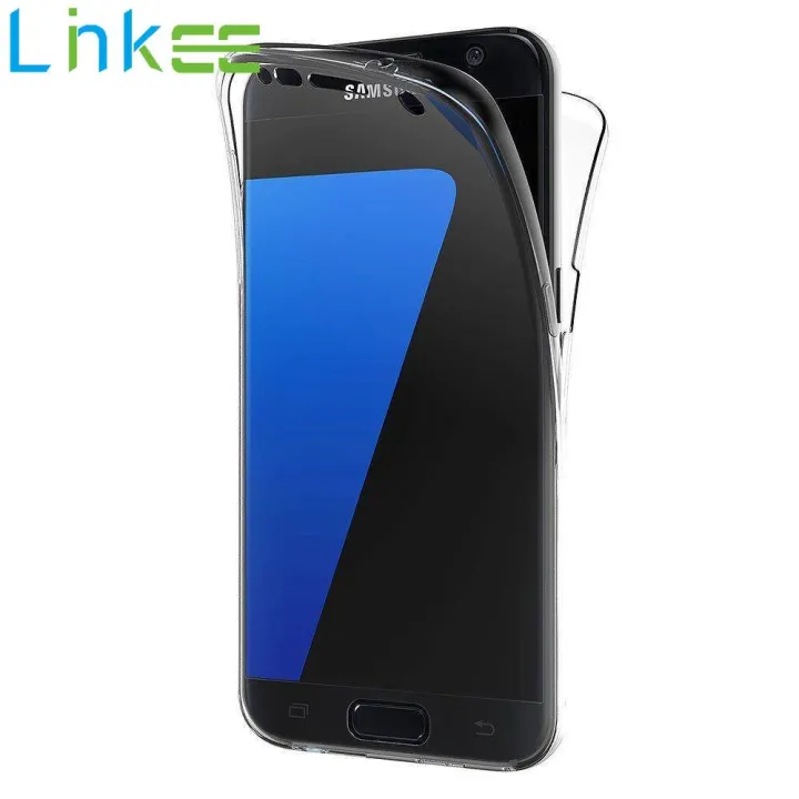 For Samsung Galaxy S7 Edge Case, 360 Degree Full Cover Soft Clear Case  Shockproof Transparent Silicone Phone Casing Lazada PH
