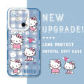 Hontinga Casing Case For Xiaomi Redmi A5 14C A3 13C 5G 12C 10C 11A 7 8 9T A1 A2 13 Case Transparent Clear Case Cute Hello Kitty Soft Silicone Rubber Cases Back Cover Phone Casing Softcase For Girls. 