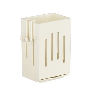 Seeko Wall Mounted Spoon Fork Organizer Plastic Detachable Cage Chopstick Holder Kitchen Rack Organizer