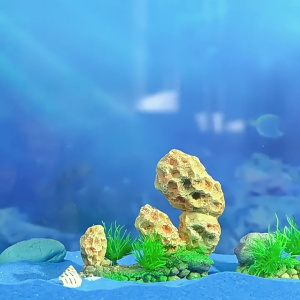 Aquariums Landscaping Decoration Resin Rockery Fishtanks Underwater Rock Figurine Shelter Cave for Fish Shrimp Hideouts