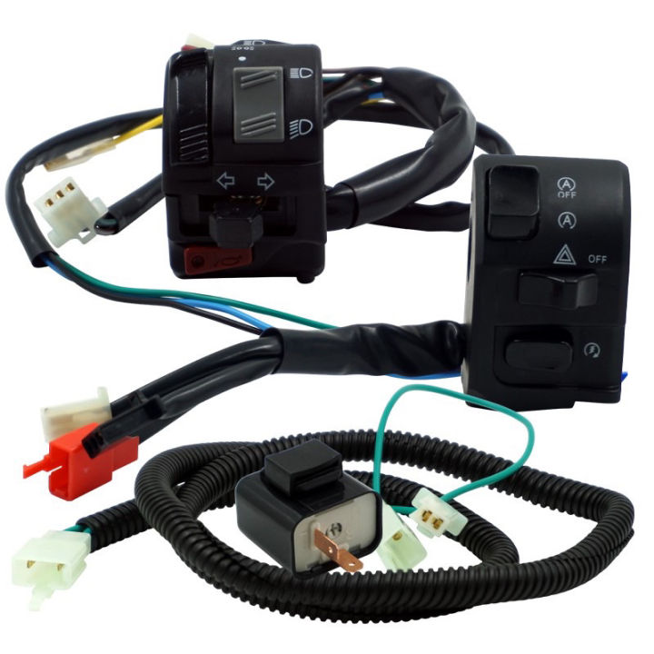 Domino Nmax Handle Switch SET OEM Set（Left+Right）With Flasher Relay ...