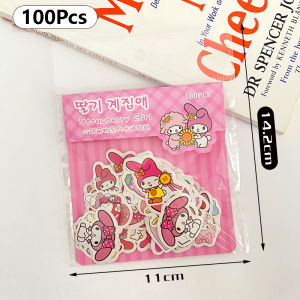 💎💫GROCELY💫💎 1 SET STICKER AESTHETIC GAMBAR SANRIO FLAKES ANAK ANIMASI LUCU DIY