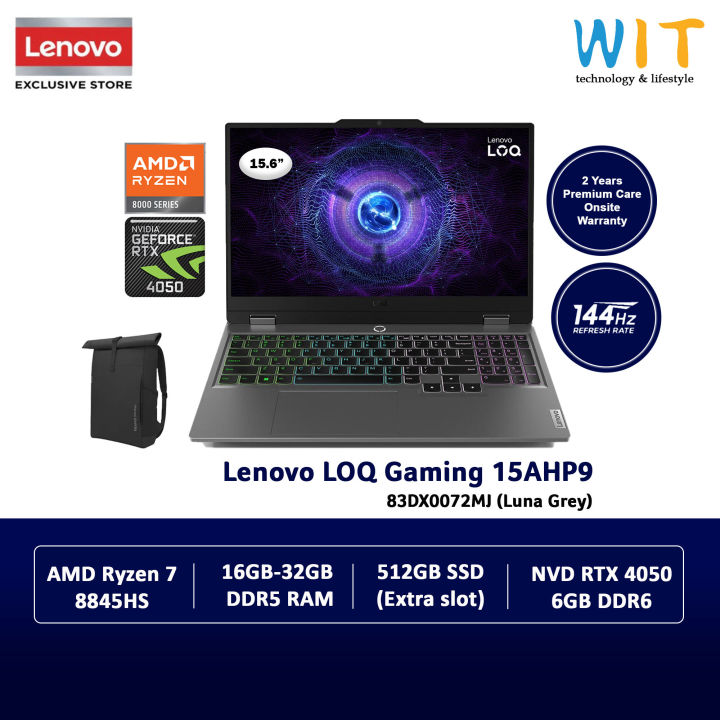 Lenovo LOQ Gaming 15AHP9 83DX0072MJ (AMD Ryzen 7-8845HS/16GB-32GB