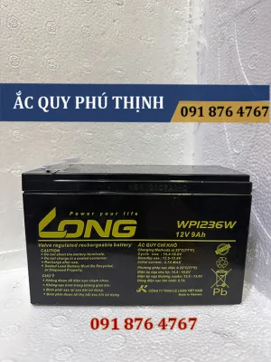 Ắc quy LONG 12V - 9Ah WP9-12SHR ắc quy lưu điện UPS