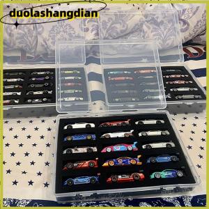[Duola] 1 64 Car Model Display Case With Protective Cotton Plate15 Positions Storage Box For Hot Wheels Transport Protection Box