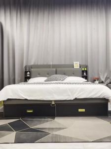 Storage Solid Wooden Bed Frame Tatami Storage Bed Single Bed Double Bed Small Bed Full Bed