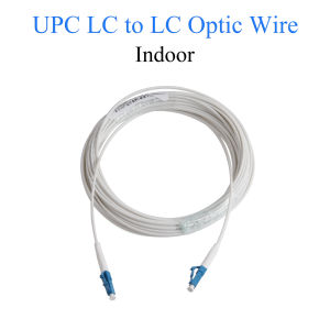 Fiber Optic Extension Wire UPC LC to LC Single-mode Single-core Indoor Convert Simplex Patch Cord 3M/5M/10M/20M/30M/50M/80M/100M/120M/150M/200M/250M/300M Optical Cable
